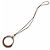 Hermès Hermes Grand Loop Halskette aus Leder Gold Bronze - Ansicht 5