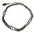 Christian Dior Bracciale con charm Dior Homme in argento 925