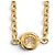 Bracciale con charm Christian Dior in oro giallo 18K e diamanti - vista 4