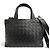 Borsa a tracolla Bottega Veneta in pelle nera