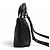 Borsa a tracolla Bottega Veneta in pelle nera - vista 5