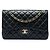 Chanel Black Jumbo Classic Lambskin Double Flap