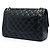 Chanel Black Jumbo Classic Lambskin Double Flap - vista 2