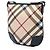 Borsa a tracolla Burberry Beige Supernova Check Coated Canvas Dryden - vista 2