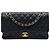 Chanel Black Medium Classic Caviar Double Flap