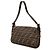 Borsa Baguette Fendi in canvas Zucca marrone - vista 2