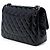 Chanel Black Jumbo Classic Patent Double Flap - Ansicht 2