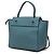 Belt Bag Céline Bolso cinturón Celine Nano de piel de becerro granulada azul - vista 2