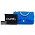 Chanel Blue Jumbo Classic Perforated Jersey Single Flap - vista 6