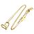 Louis Vuitton Collana Fall in Love Pendente Placcato Oro Gold - vista 8