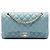 Chanel Blue Medium Classic Iridescent Caviar Double Flap