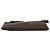 Clutch Gucci in nylon GG marrone con zip superiore - vista 3