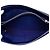 Estuche Chanel Blue CC de piel de cordero acolchada con doble cremallera - vista 4