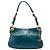 Sac à épaule Prada Blue Vitello Shine