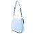 Prada Cleo Umhängetasche mit Klappe aus Spazzolato-Leder in Blau Medium - Ansicht 2