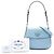Prada Cleo Umhängetasche mit Klappe aus Spazzolato-Leder in Blau Medium - Ansicht 7