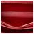 Chanel Red Small Chevron Lambskin Stitched Envelope Flap - vista 4