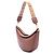 LOEWE Luna Hobo Piccola in Pelle Marrone - vista 2