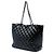 Bolso Tote Chanel Black Large Quilted Patent Chic and Glitter - vista 2
