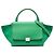 16 Céline Bolso Trapeze Celine de piel verde Small