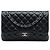 Chanel Black Jumbo Classic Lambskin Double Flap