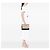 Clutch Chanel Gabrielle O Case Medium in vitello invecchiato matelassé bicolore Beige - vista 6