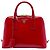 Prada Promenade Small Satchel aus Saffiano Vernice in Rot