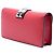 Clutch Elektra Prada in pelle di vitello rossa con borchie e catena - vista 2