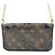 Louis Vuitton Brown Monogram Blossom Pochette Felicie - vista 2