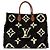 Louis Vuitton Black Monogram Giant Shearling Teddy Onthego GM - vue 2