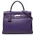 Hermès Purple Clemence Kelly II Retourne 35