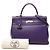 Hermès Purple Clemence Kelly II Retourne 35 - vista 7
