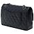 Chanel Black Medium Classic Lambskin Double Flap - vista 2
