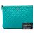 Chanel Blue Medium Quilted Caviar O Case Clutch - Ansicht 9