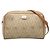 Borsa a tracolla Dior in tela rivestita honeycomb beige