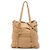 Tote Aberto Conversível Prada Beige Vitello Daino