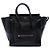 Céline Celine Black Mini Leather Luggage Tote