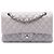 Chanel Gray Medium Classic Lambskin Double Flap