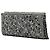 Pochette Wristlet Chanel Black Monochrome Tweed Embellished Mineral Nights - vista 2