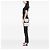 Chanel Side Packs Flap em pele de cordeiro acolchoada branca - vista 6