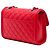Chanel Red Large Quilted Lambskin Geometric Flap - vista 2