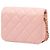 Chanel Mini Pearl Crush Clutch On Chain aus rosa Lammleder - Ansicht 2