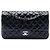 Chanel Black Medium Classic Lambskin Double Flap