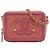 Clutch Vanity Chanel Rosa Caviar CC Filigree com Corrente