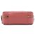 Clutch Vanity Chanel Rosa Caviar CC Filigree com Corrente - vista 3