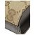 Mini Bolsa Bucket Gucci em Canvas GG Bege com Web - vista 6