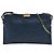 Burberry Blue Small Grain Check Embossed Leather Chichester Crossbody
