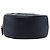 Clutch Redonda Chanel Ultimate Stitch em pele de cordeiro acolchoada preta com corrente - vista 3