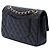 Chanel Black Medium Classic Caviar Double Flap - vue 2