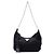 Prada Bolso Satchel Re Edition 2005 de Tessuto con Bordes de Saffiano Negro Mini
